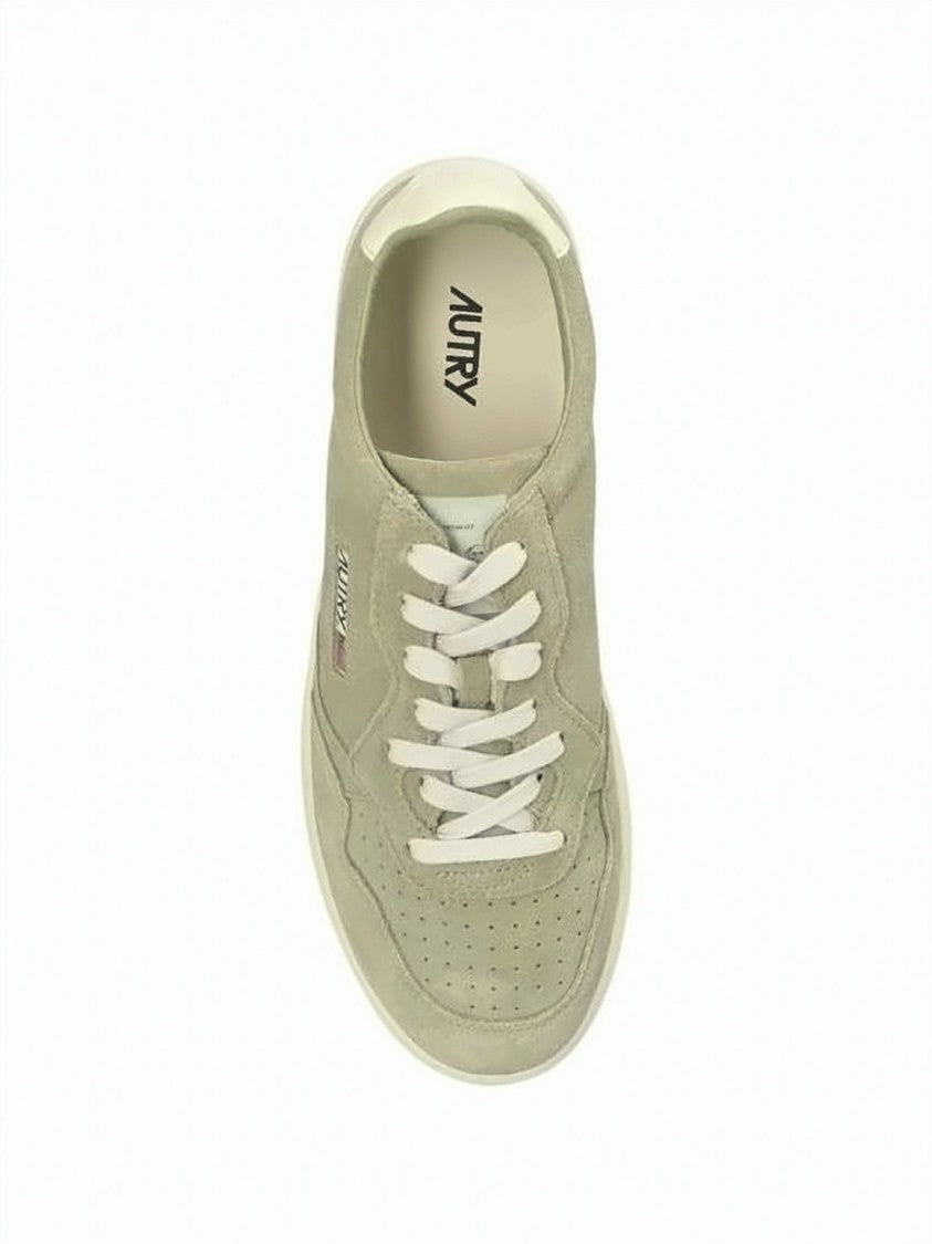 Autry Suede Upper Low-Top Sneakers