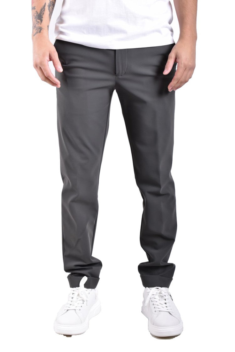 Rrd Tailored Green Trousers With Classic Waistband And Smooth Finish