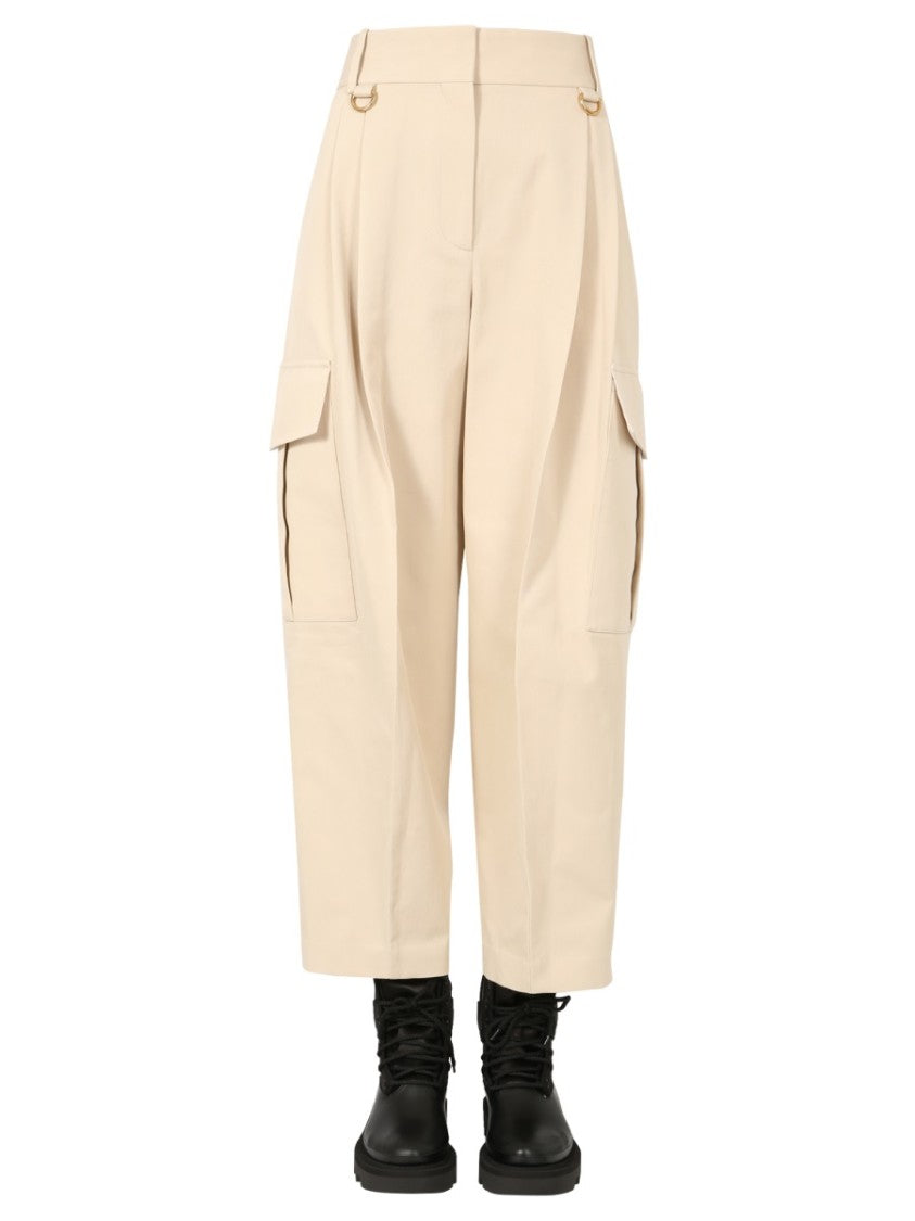 Givenchy High-Waisted Cargo Pants With Flap Pockets