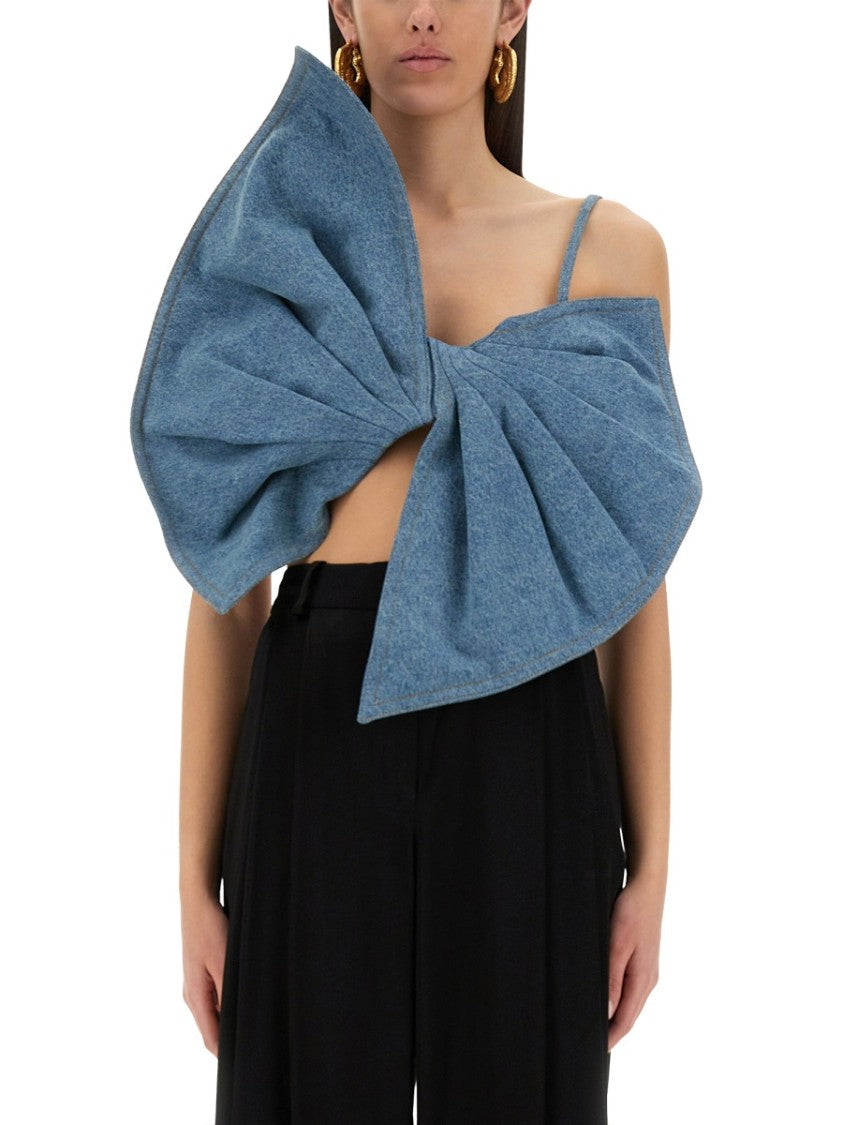 Nina Ricci Twisted Design Top With Sculptural Front