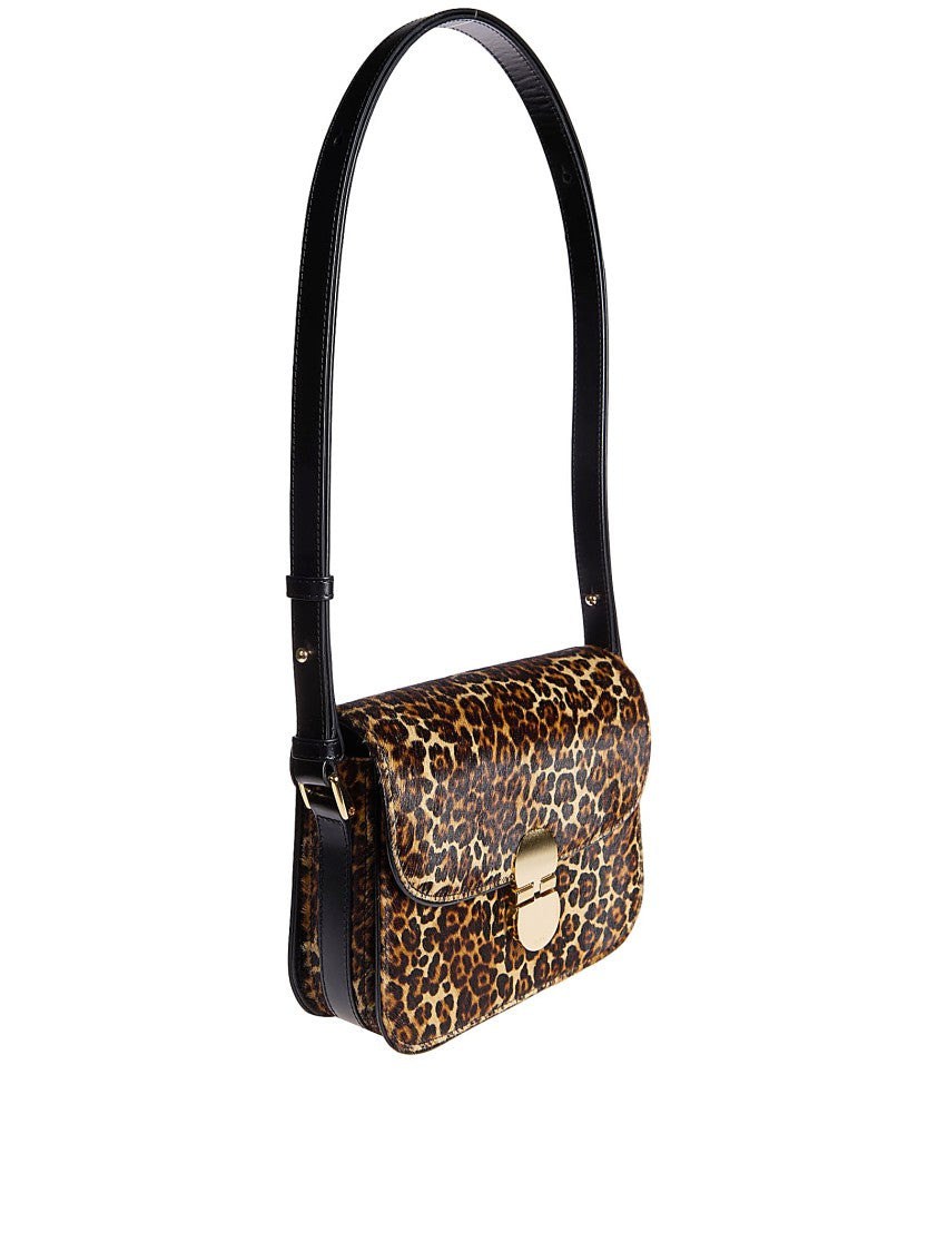 A.P.C. Small Crossbody Bag With Flap Closure