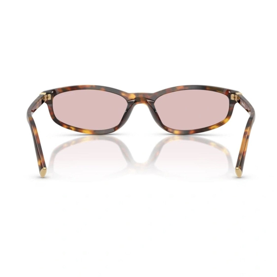 Miu Miu Honey Havana 0Mu A06s Acetate Geometric Sunglasses