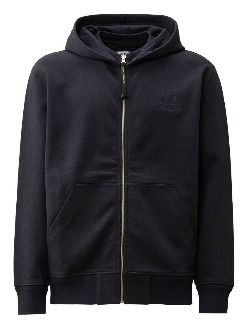 C.P. Company Brushed Cotton Fleece Full Zip Sweatshirt