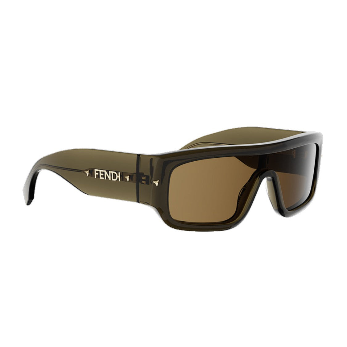 Fendi Translucent Green Screen Acetate Sunglasses