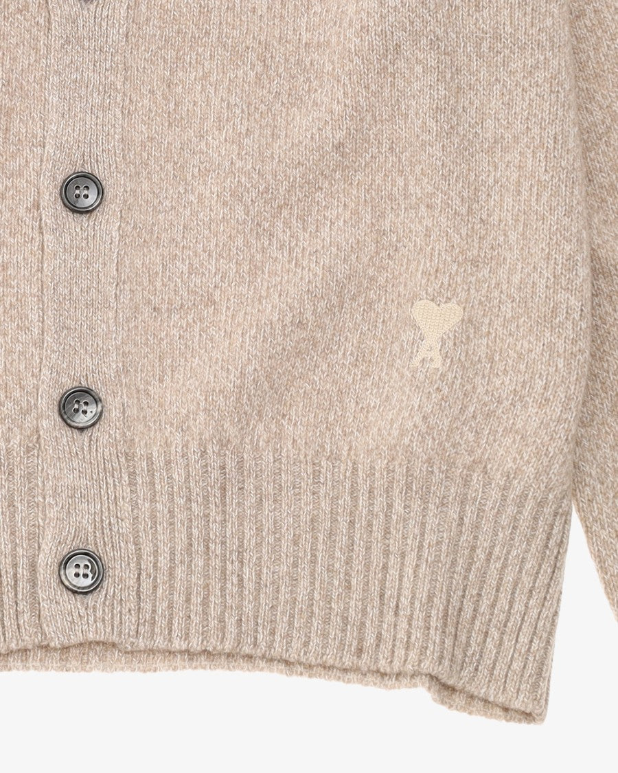 Ami Cashmere Cardigan With V-Neck