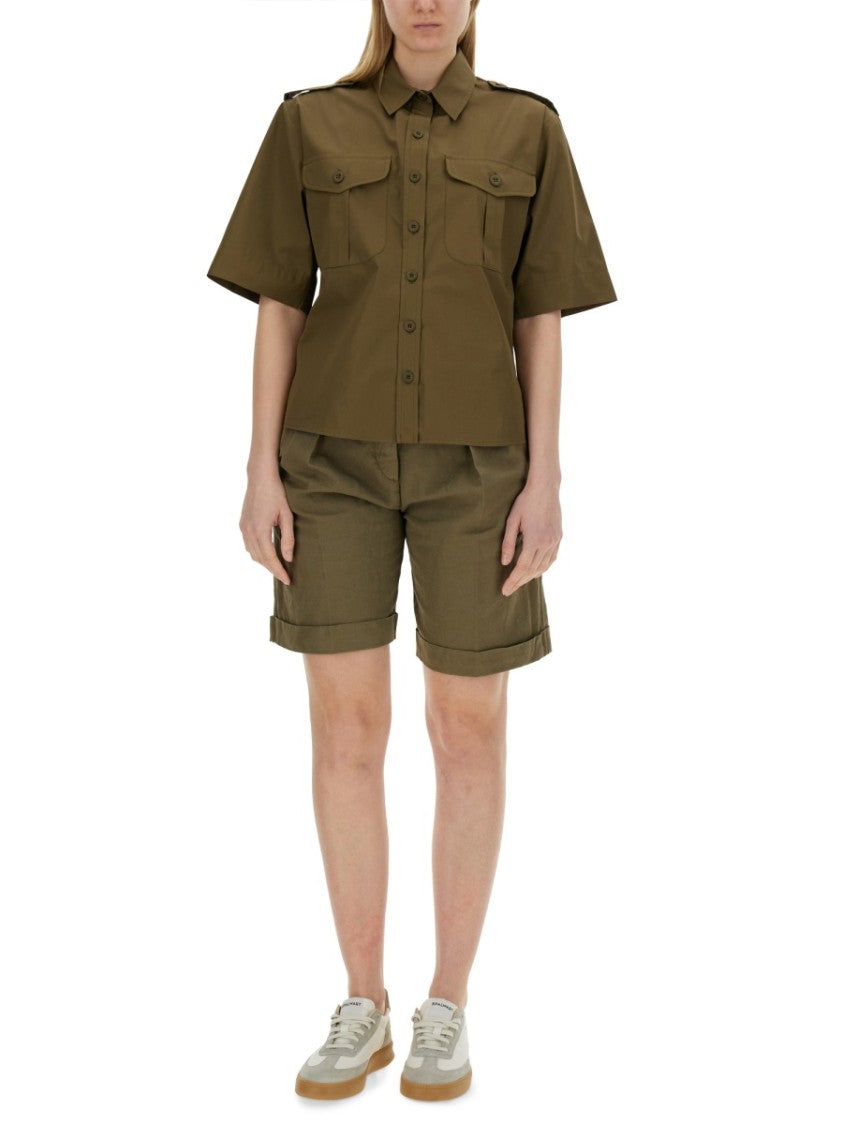 Aspesi Short-Sleeved Cotton Shirt