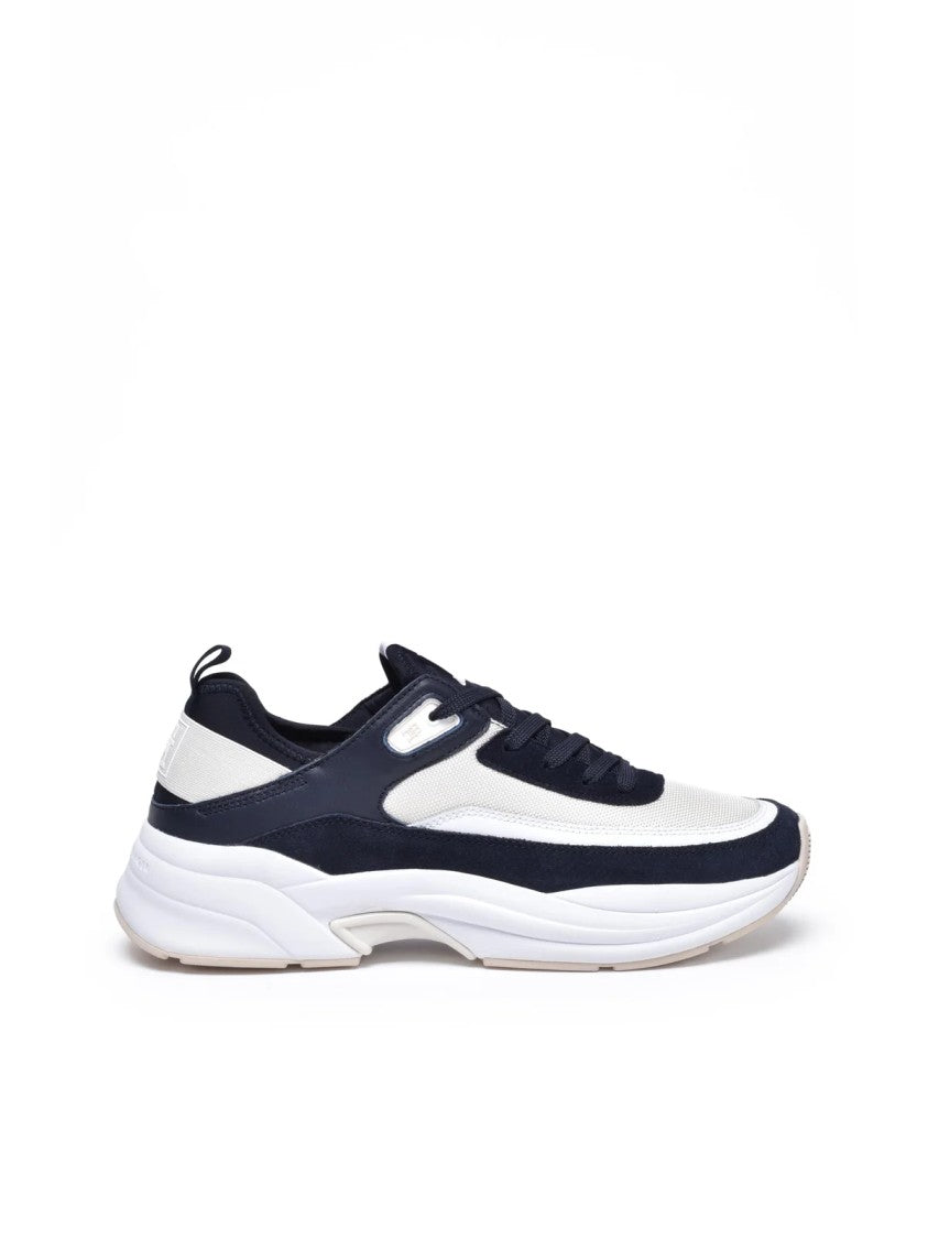 Tommy Hilfiger Blue Beige Sporty Runner Sneakers