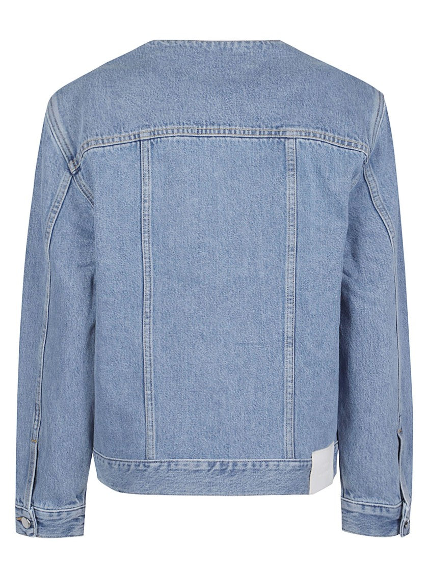 Loulou De Saison Rima Structured Organic Cotton Denim Jacket