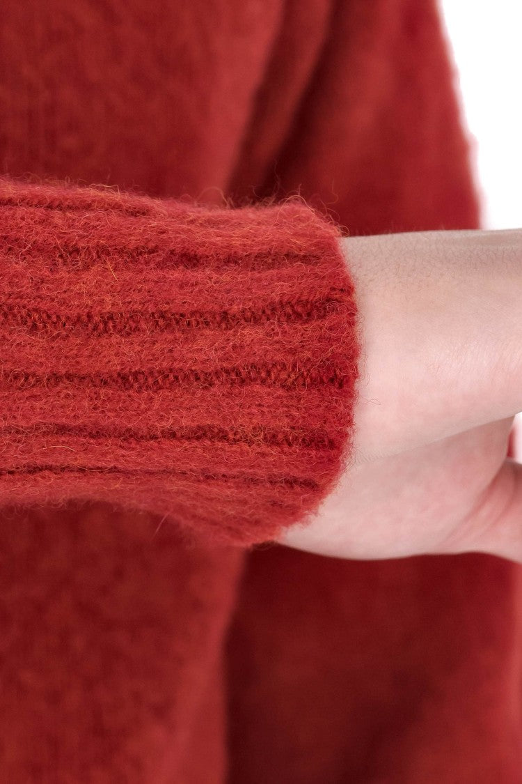 Howlin Shetland Boxy Fit Wool V-Neck Sweater