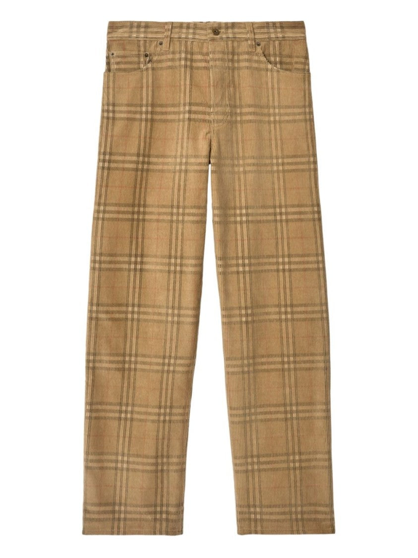 Burberry Sand Ip Check Trousers