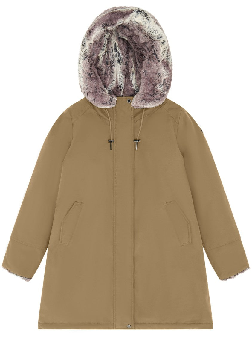 Canadiens Plush-Fur Lined Parka With Adjustable Hood And Functional Design