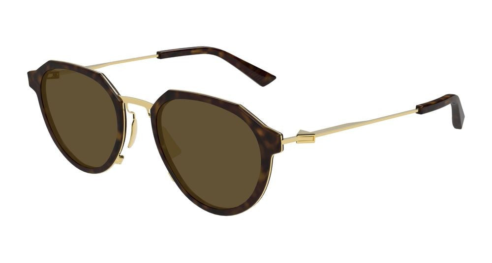 Bottega Veneta Sunglasses Bv1331s 002 Havana Gold Brown 50/20/145