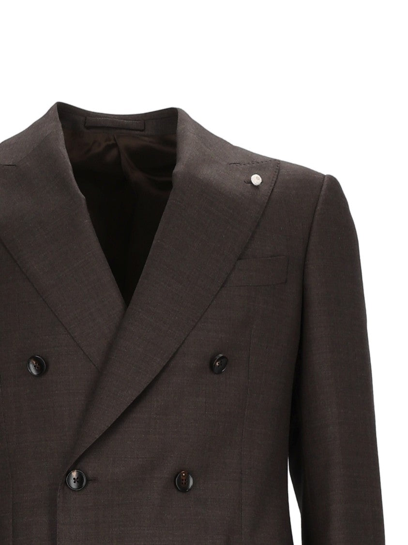 Luigi Bianchi Sartoria Drop 7 Double-Breasted Suit