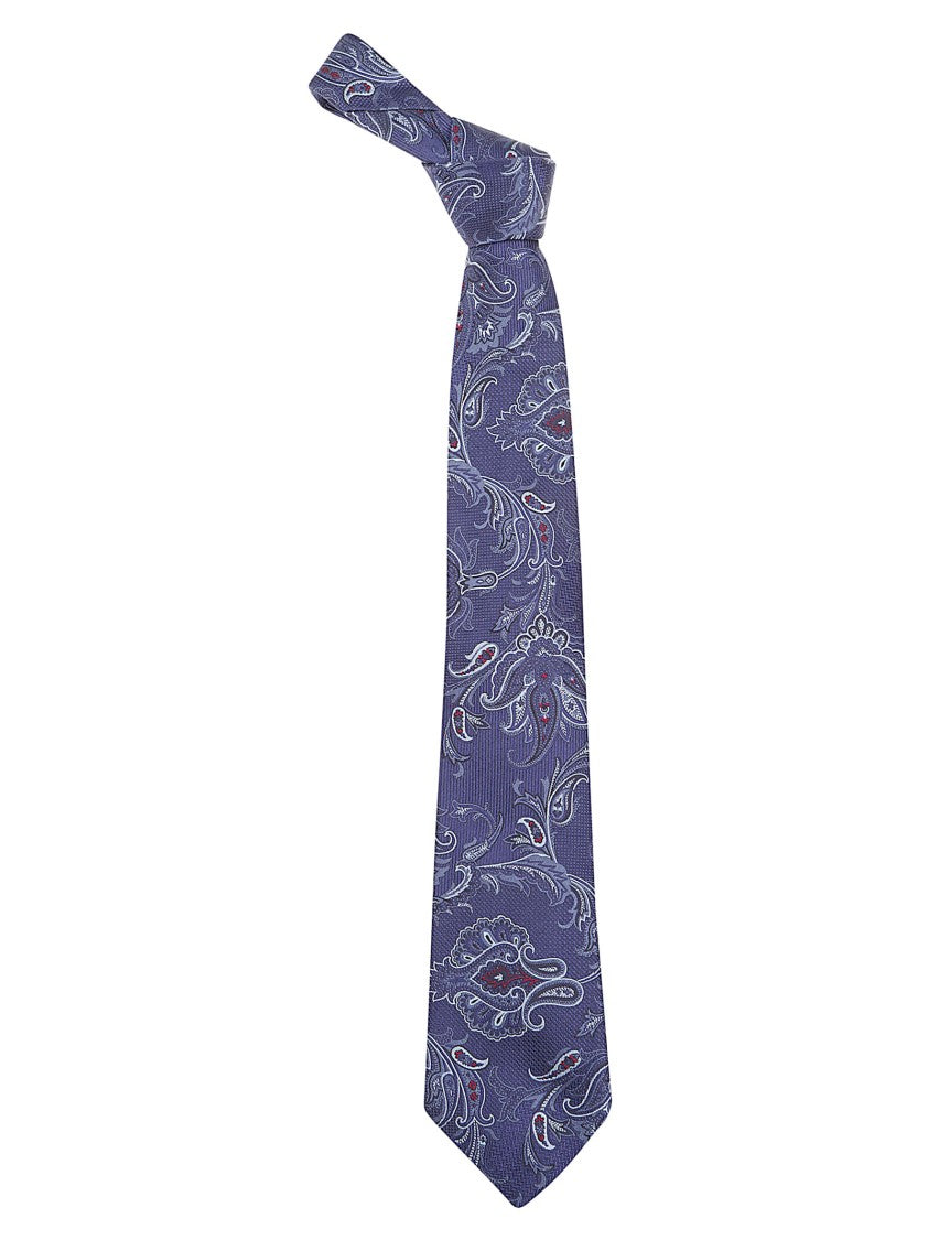Etro Paisley Pattern Silk Tie