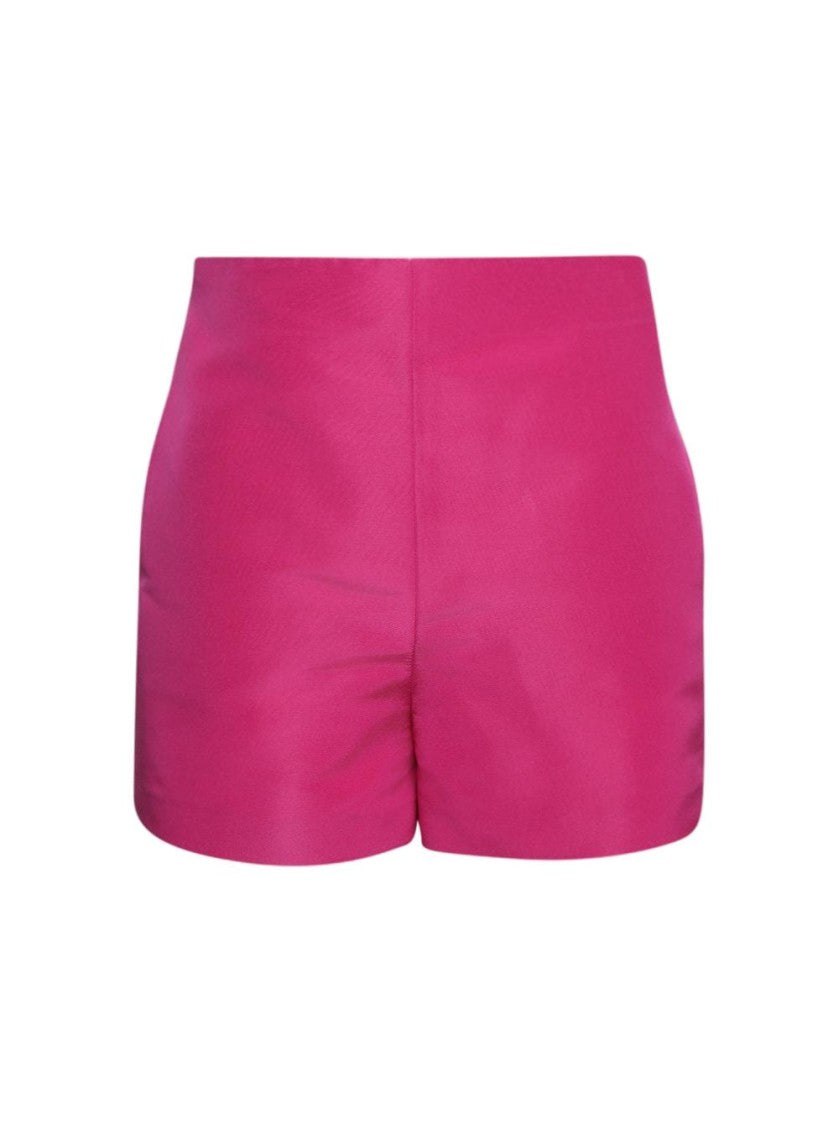 Valentino Solid Faille Shorts