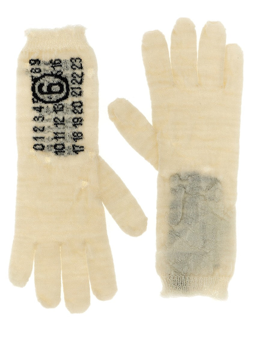 Mm6 By Maison Margiela Numeric Signature Gloves