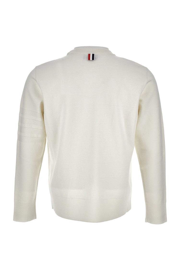 Thom Browne Crewneck Sweater In Soft Wool Blend