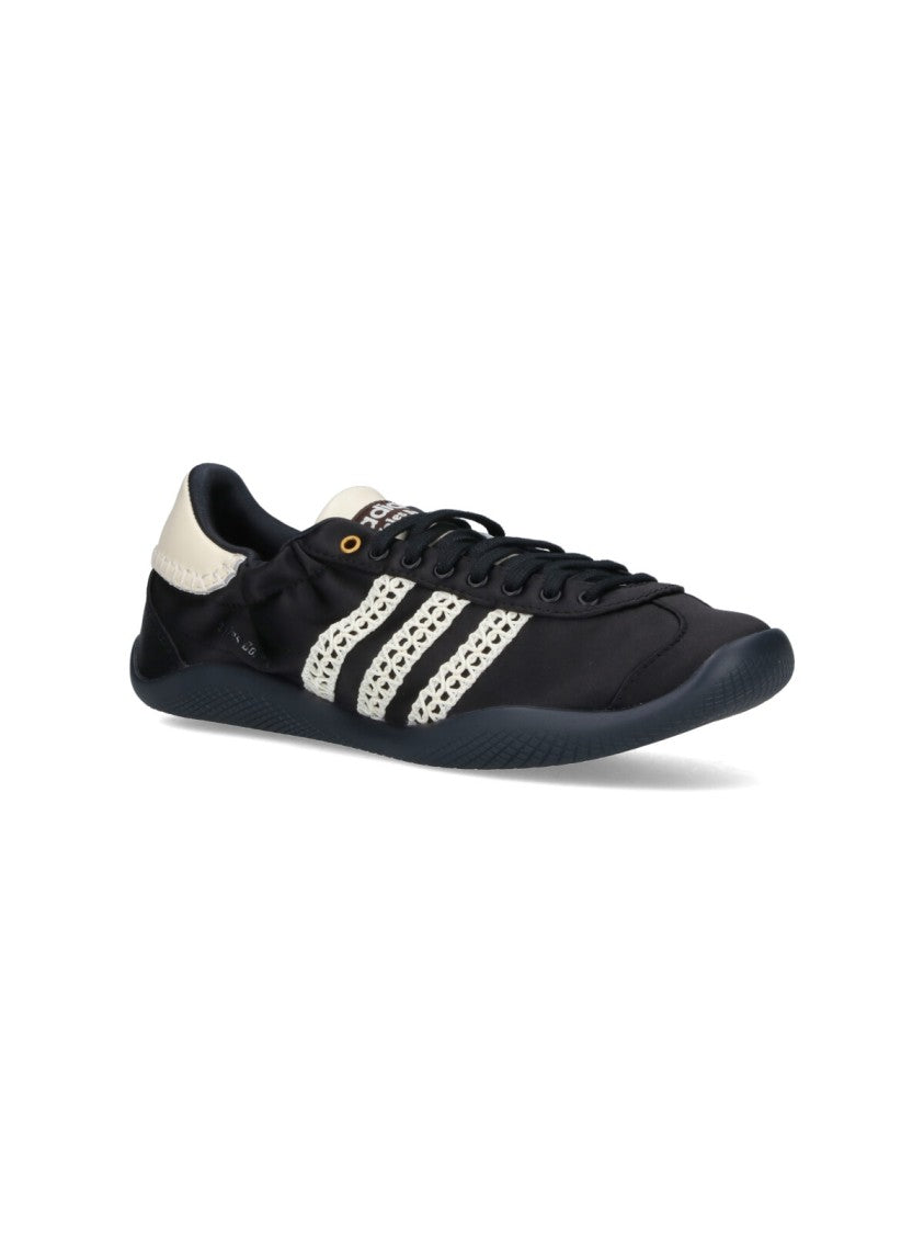 Adidas X Wales Bonner "Kalintha" Sneakers, In Black Fabric, Round Toe