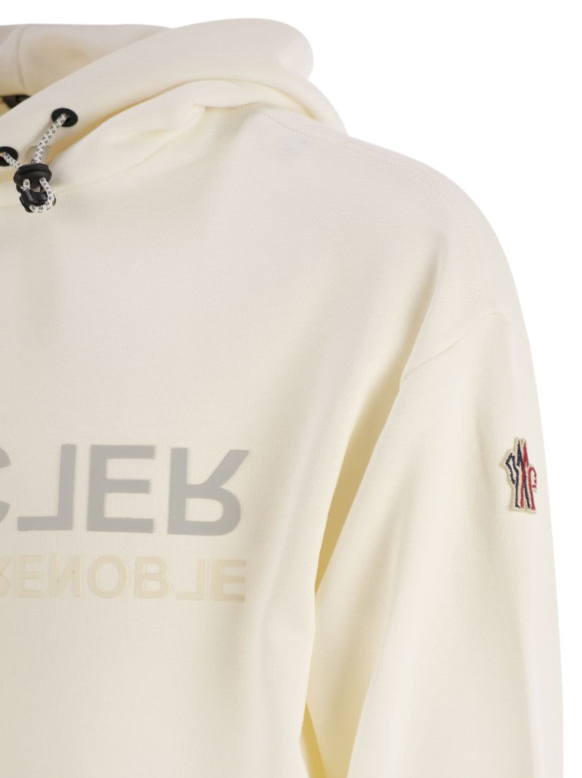Moncler Grenoble Plush Cotton Fleece Hoodie With Logo Details