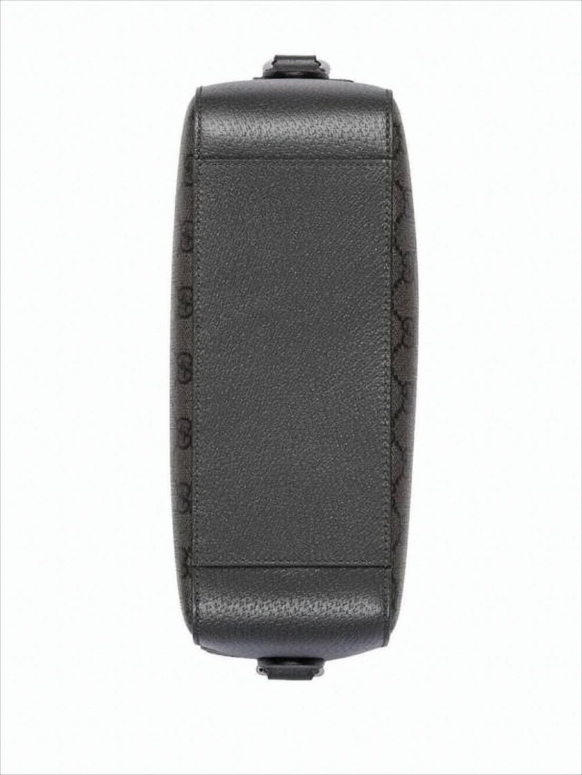 Gucci Rectangular Monogram Canvas Crossbody Bag