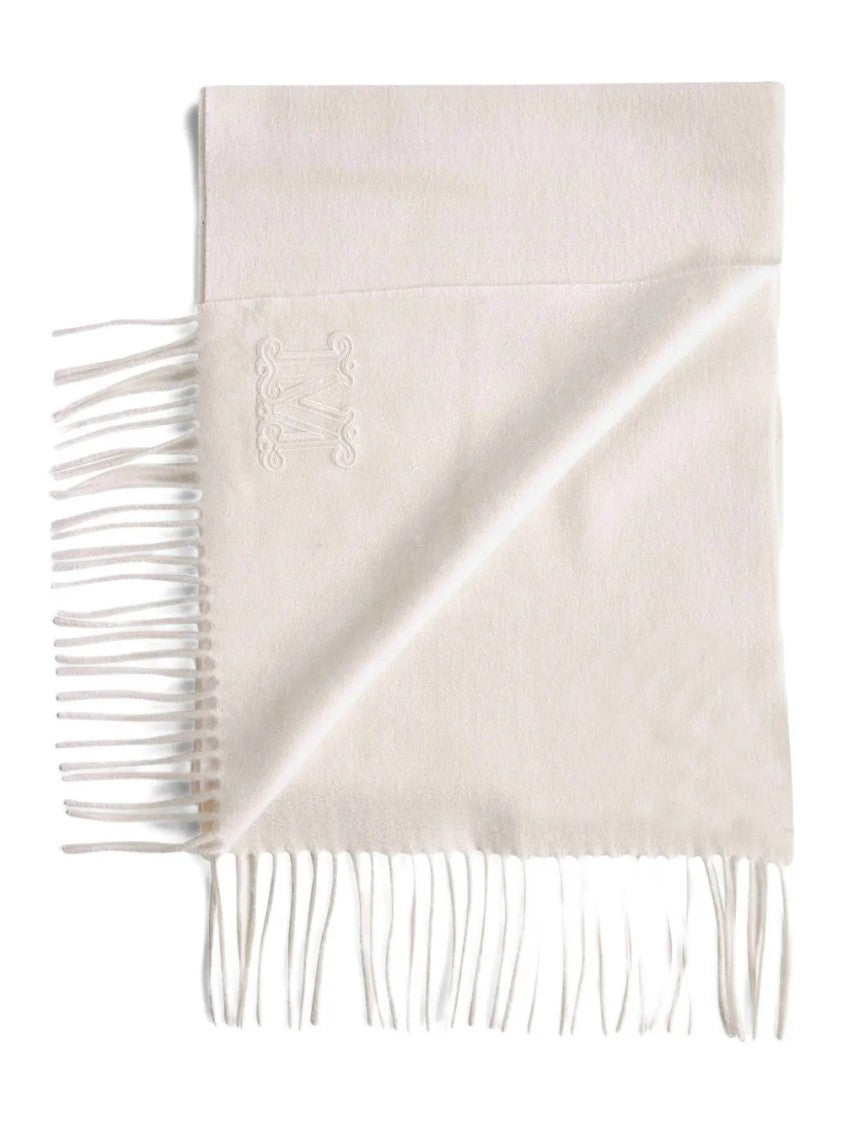 Max Mara Cashmere Scarf With Monogram Detail