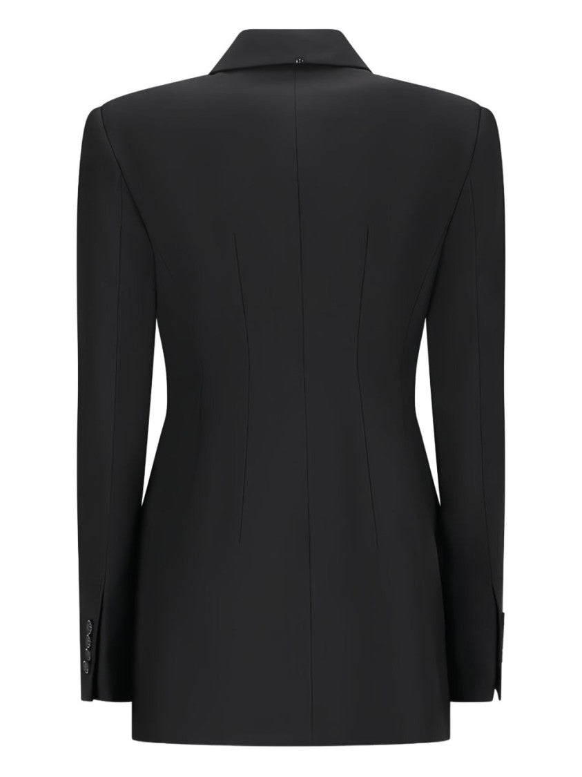 Sportmax Adamo Double-Breasted Wool Blazer