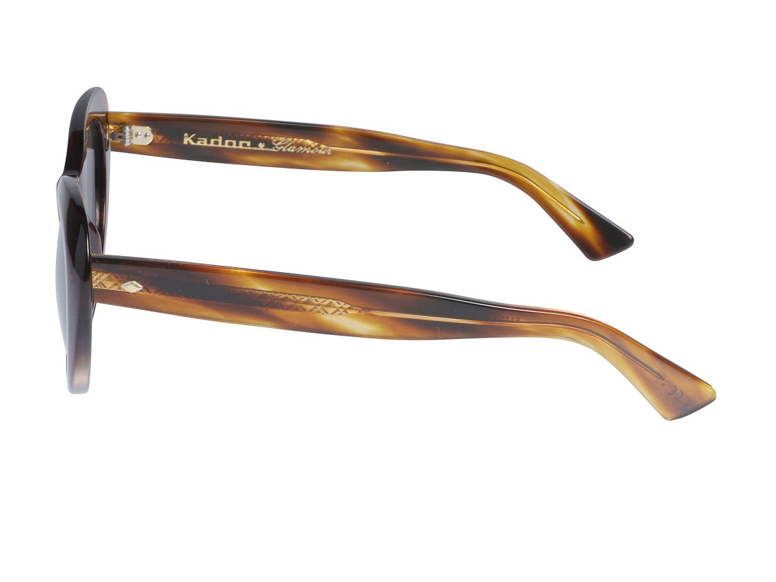 Kador Capri New-S Oversized Tortoiseshell Cat-Eye Sunglasses