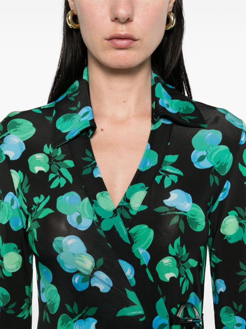 Coperni Floral Midi Dress