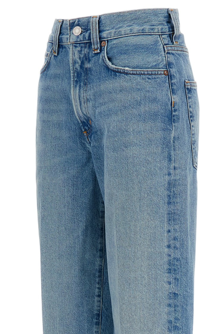 Agolde High-Waisted Rigid Cotton Jeans With Vintage 80S Silhouette