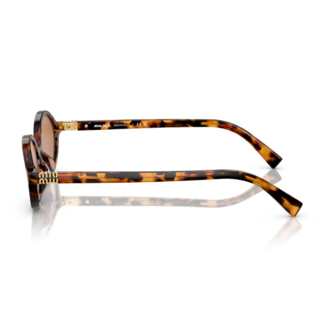 Luxottica Italia S.R.L Light Havana Regard 0Mu 04Zs Acetate Oval Sunglasses