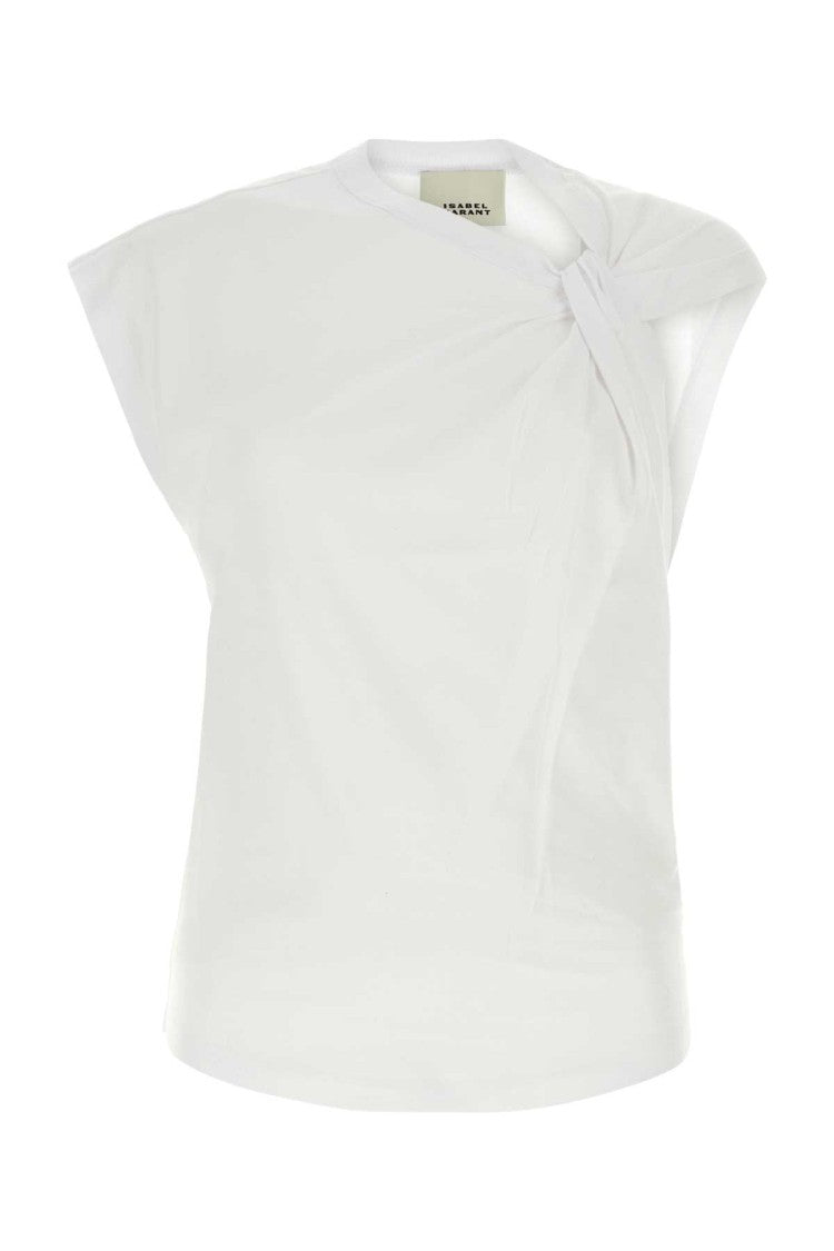 Isabel Marant White Cotton Nayda T-Shirt