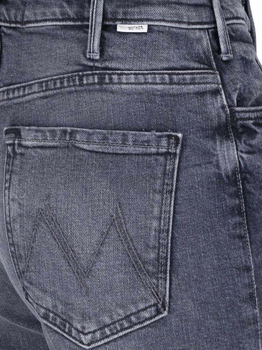 Mother High-Waisted Flared Denim Jeans With Retro-Inspired Silhouette