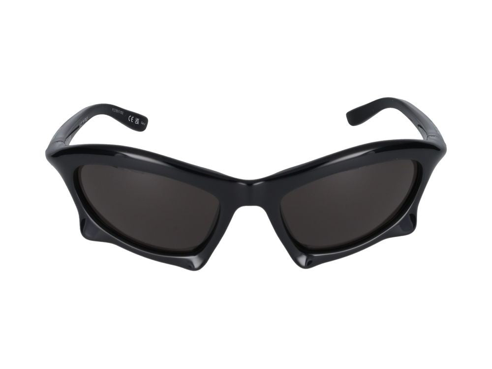 Balenciaga Black Bold Angular Sunglasses