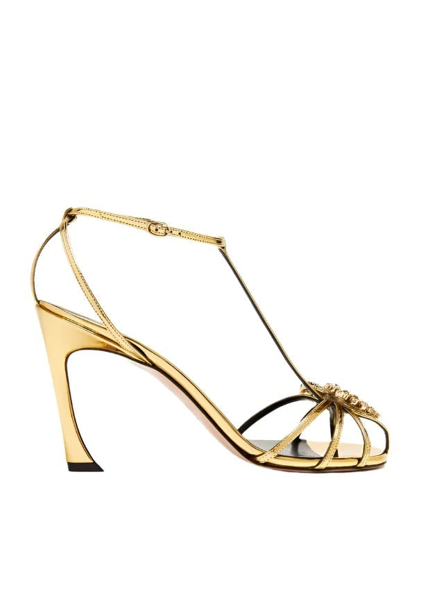 Piferi Maggio 85 Gold Sandals