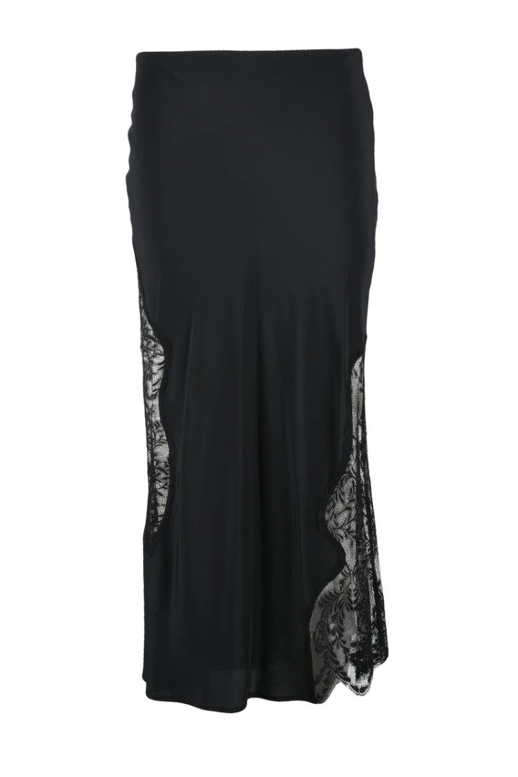 Erika Cavallini Voile Midi Skirt - Black