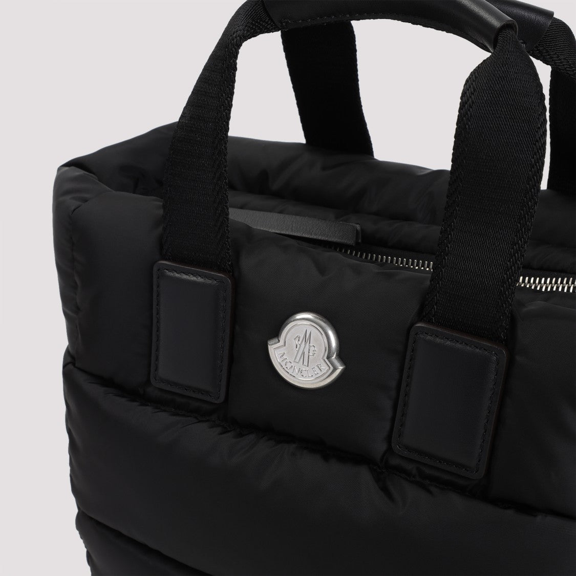 Moncler Mini Caradoc Black Polyamide Tote Bag