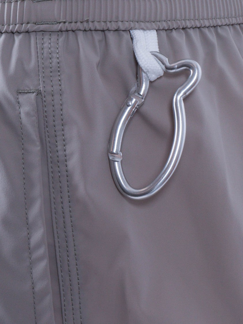 Fedeli Woven Fabric Adjustable Swim Shorts