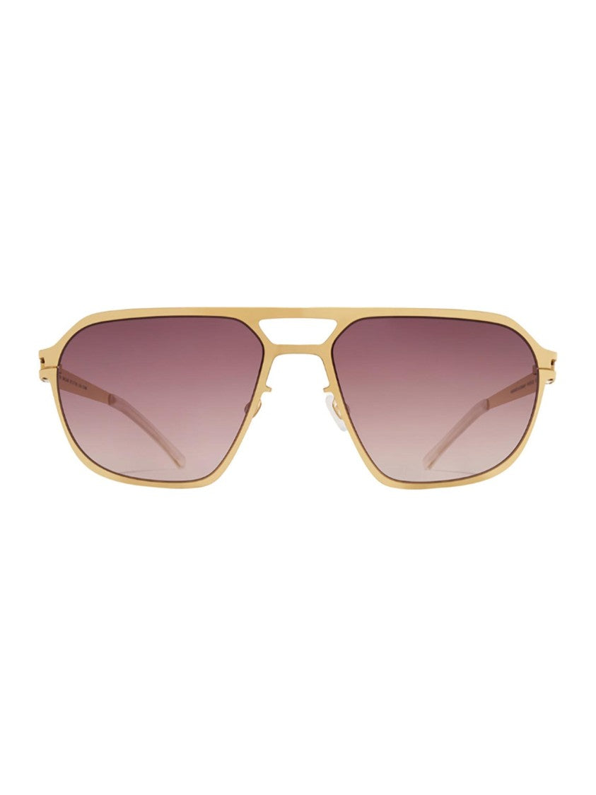Mykita Geometric Aluminium Sinclair Sunglasses With Gradient Lenses