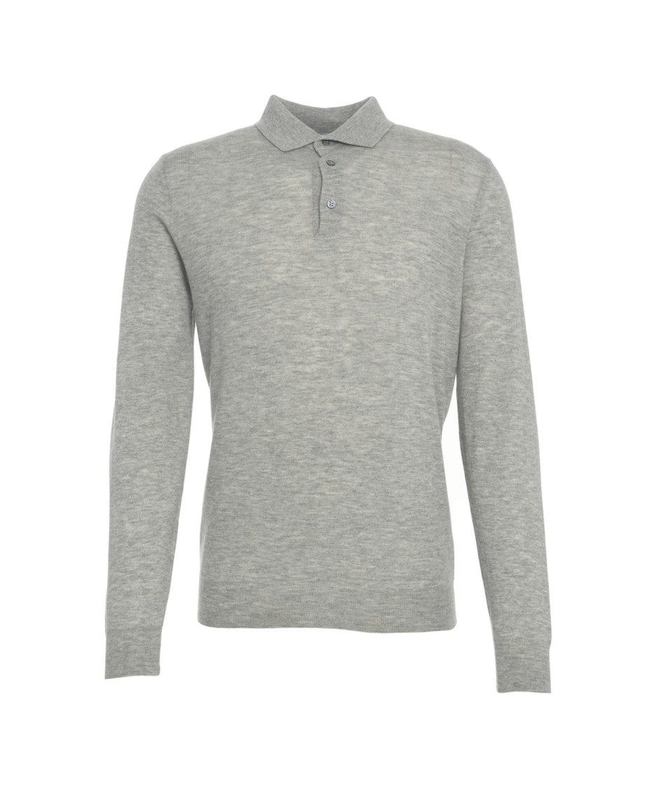 Gender Long-Sleeved Polo Shirt