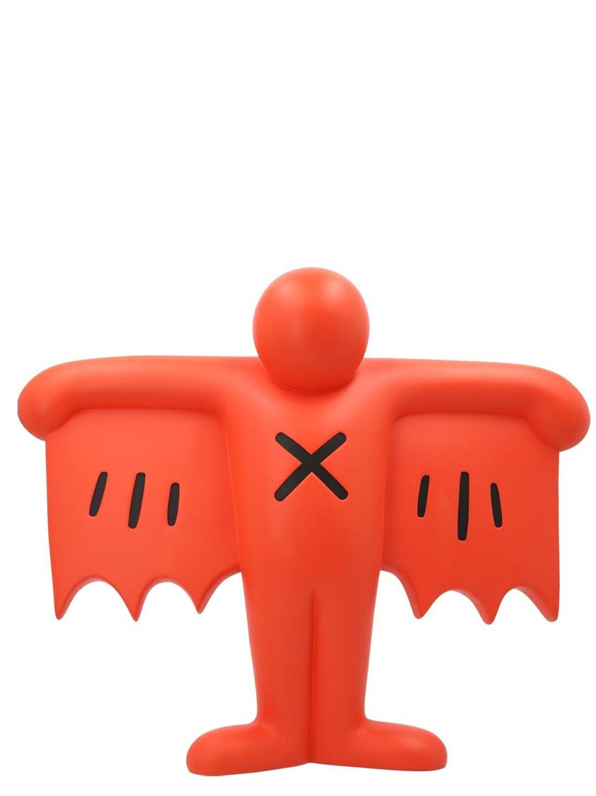 Medicom Toy Slying Devil' Statue By Keith Haring