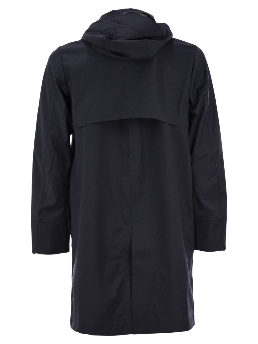 K-Way Poirol - Jacket In Wool-Blend Technical Fabric