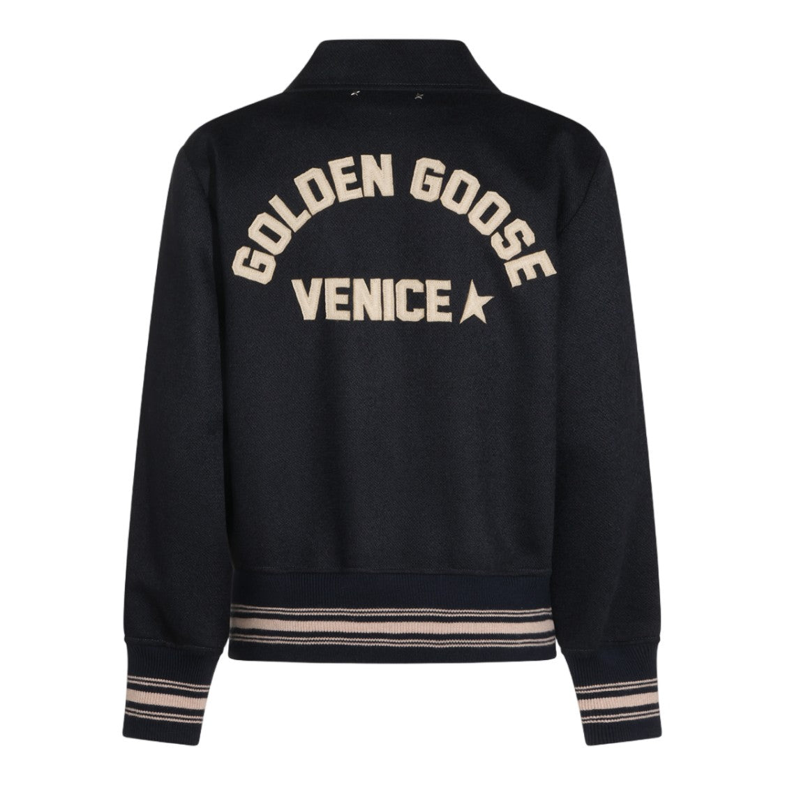 Golden Goose Casual Classic Collar Lettered Jacket