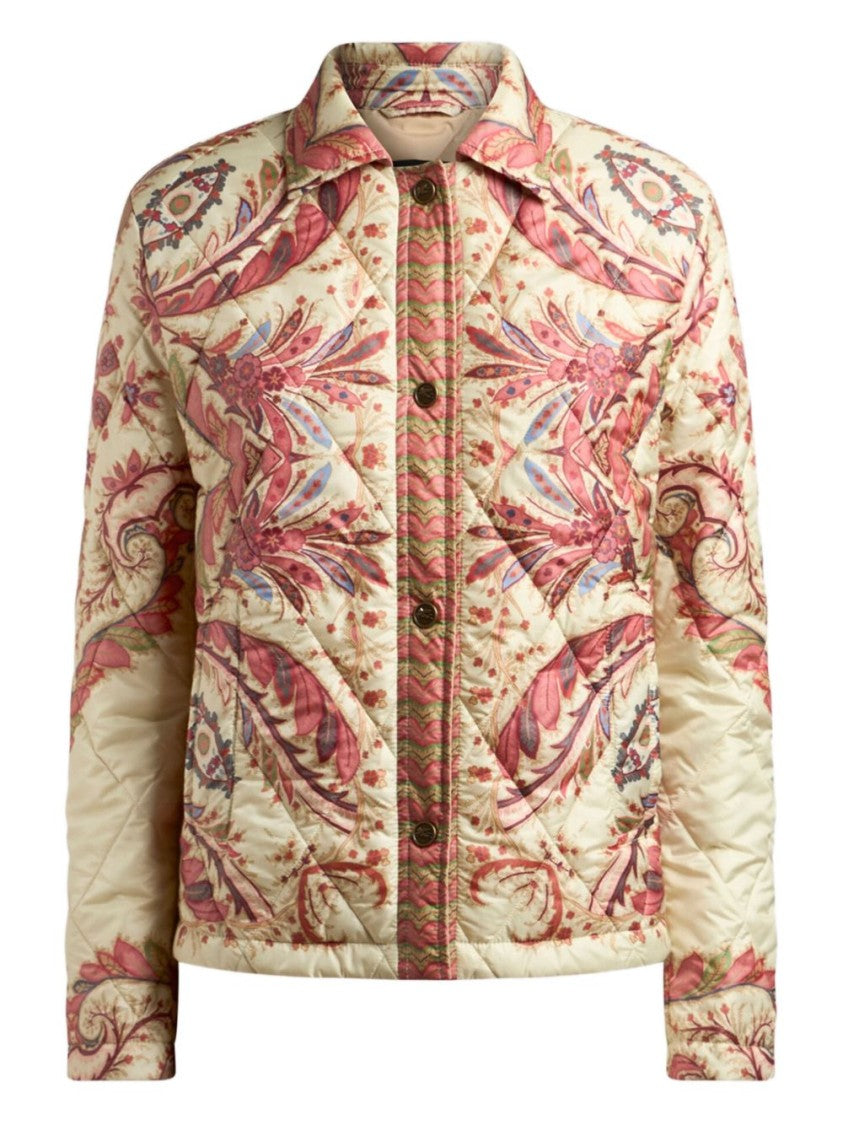 Etro Quilted Floral Pattern Jacket