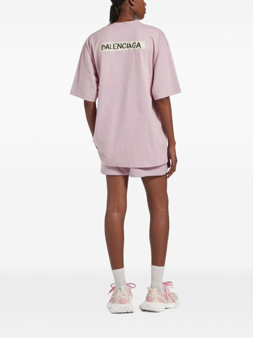 Balenciaga Relaxed-Fit Logo Cotton T-Shirt