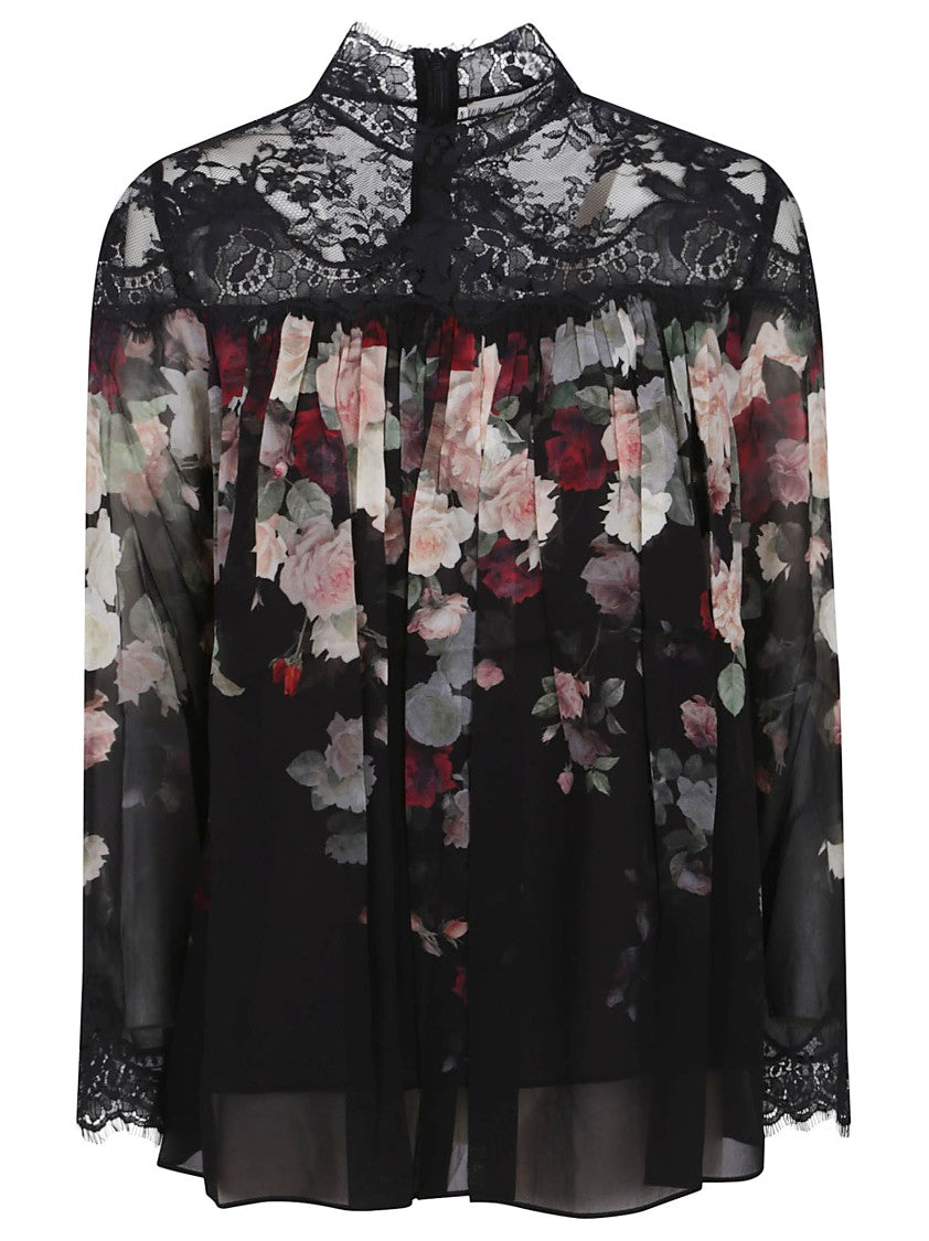 Zimmermann Hypnotic Lace Yoke Blouse