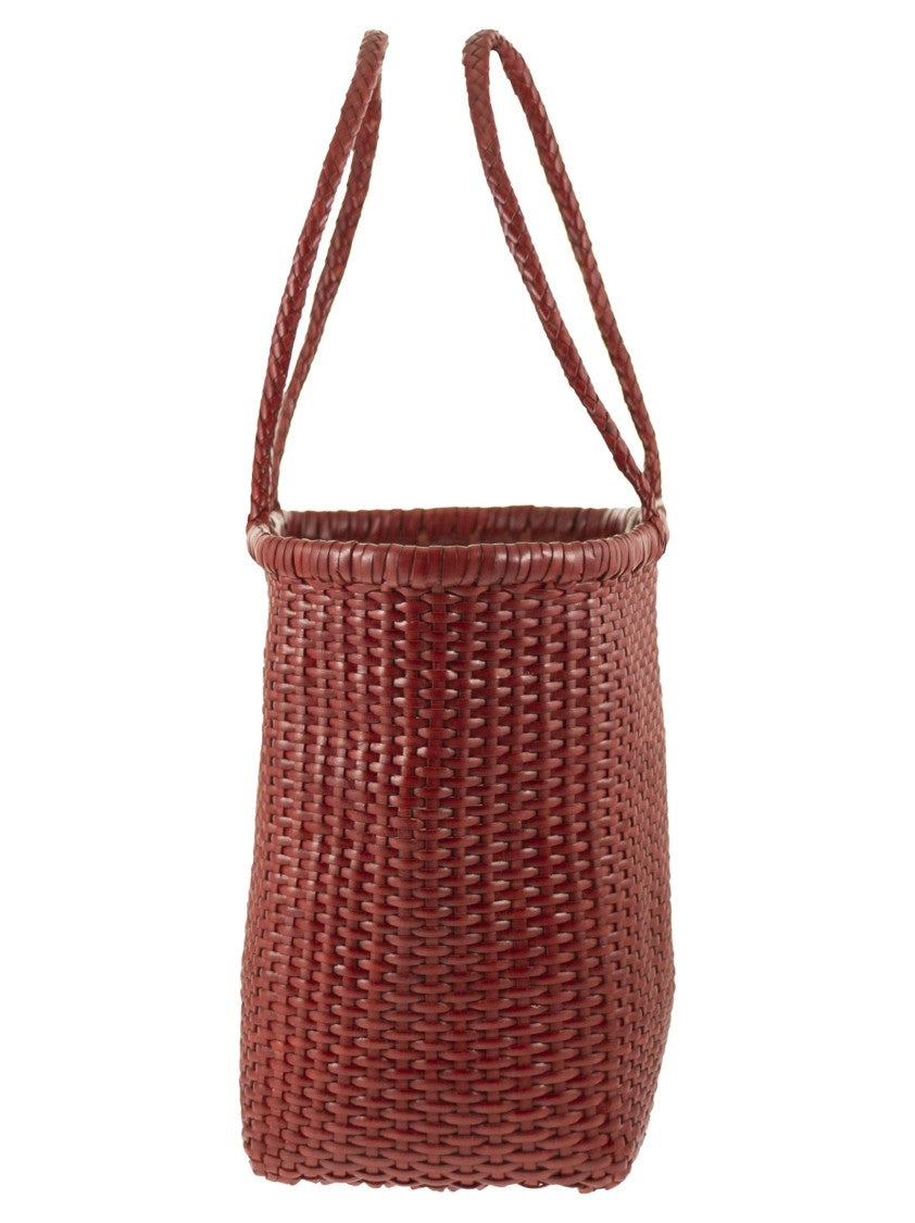 Dragon Weave - Braided Leather Bag L