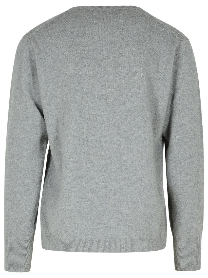 Maison Margiela Grey Cashmere Blend Sweater