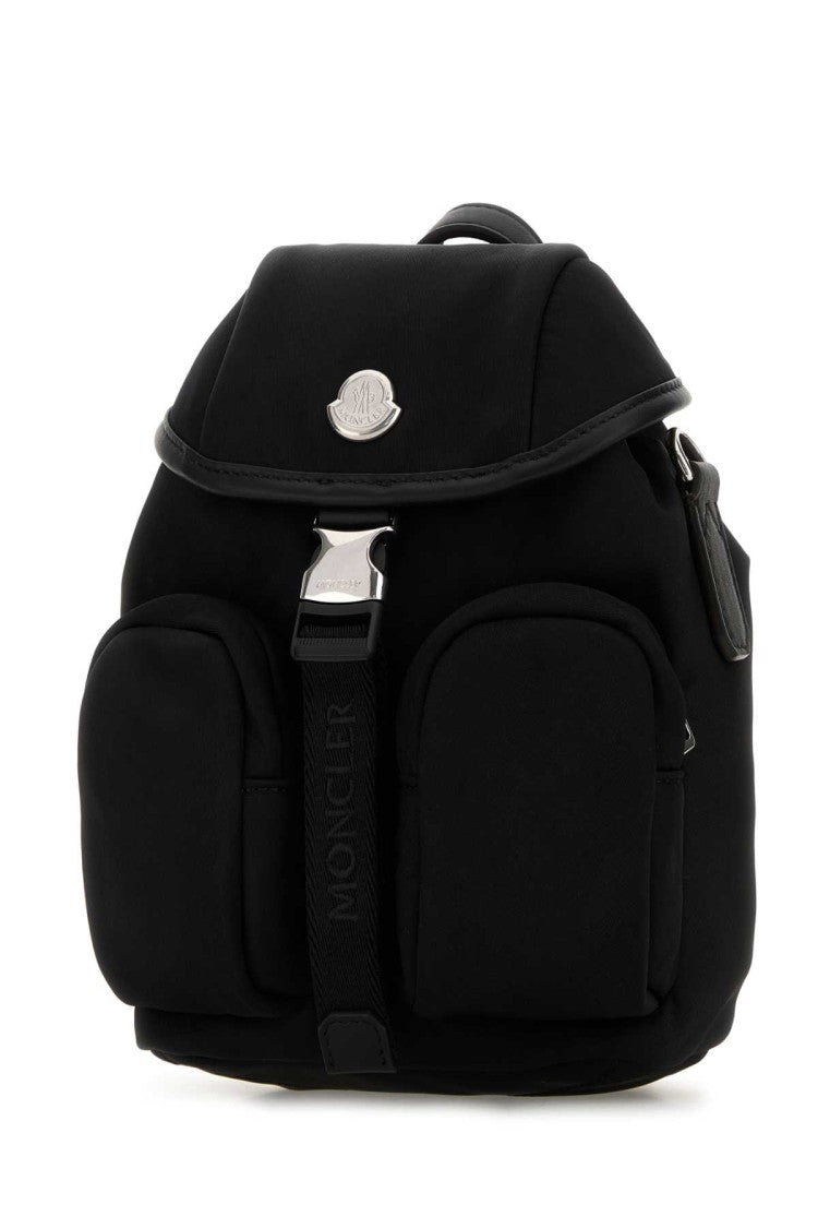 Moncler Black Canvas Mini Trick Backpack