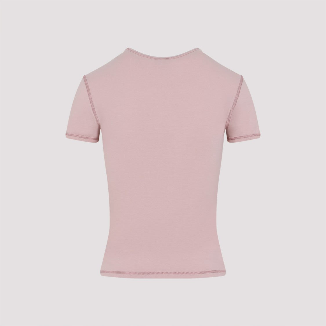 Diesel Pink-Purple Cotton Blend T-Shirt