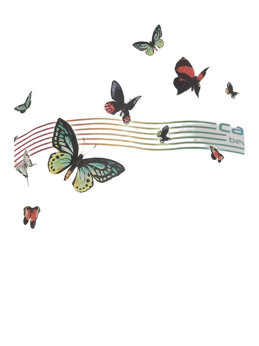 Casablanca Cropped Cotton T-Shirt With Playful Logo Print